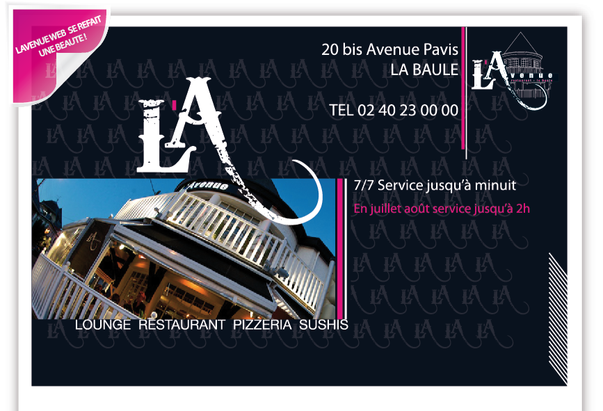 restaurant La Baule 20 bis avenue Pavis tel 02 40 23 00 00